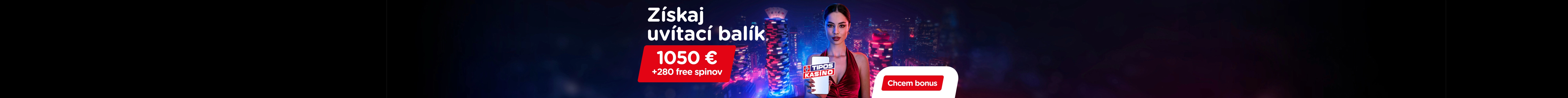Tipos Kasino - online casino a stieracie žreby na Slovensku