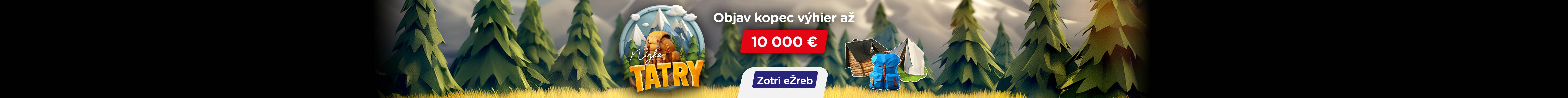 eTipos Nízke Tatry promo - online kasíno akcia